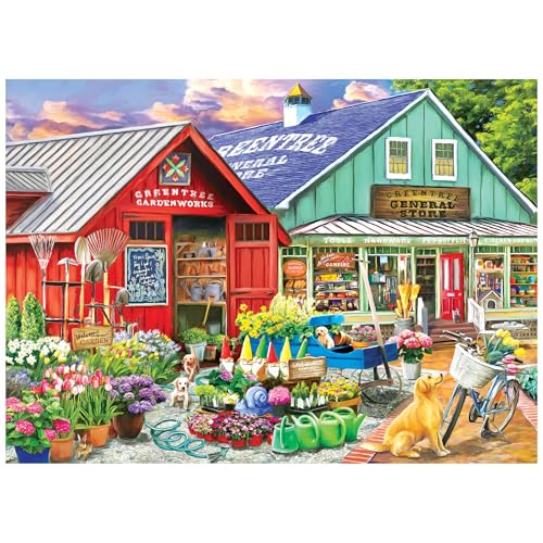 Roseart Hobby Haven – Greentree Garden Center – Puzzle mit 1000 Teilen von Rose Art