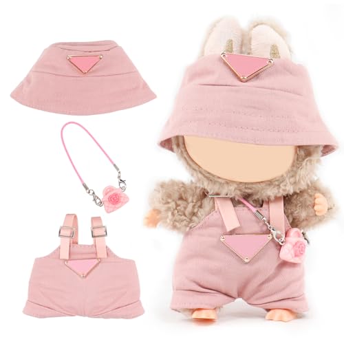 Puppenkleidung für 17 cm große Labb-Puppe, Baby-Puppenkleidung, Miniatur-Puppen-Outfit-Zubehör-Set, Puppenzubehör, DIY-Geschenke für Mädchen und Jungen, inklusive Hut, Taschen, keine Puppe Puppenkleidung für 17 cm große Labb-Puppe, Baby-Puppenkleidung, Miniatur-Puppen-Outfit-Zubehör-Set, Puppenzubehör, DIY-Geschenke für Mädchen und Jungen, inklusive Hut, Taschen, keine Puppe von Roselee