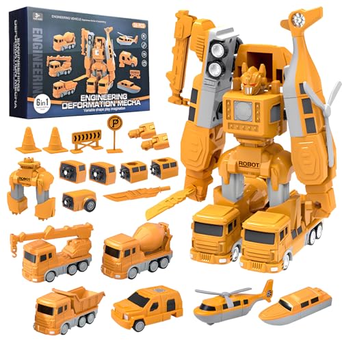 RoserRose Magnetischer Verformung Roboter, Baustellenfahrzeuge Auto Spielzeugset, Roboter Spielzeug, Magnetische Bauwelt Fahrzeuge, DIY Bausteine Geschenk für Kinder ab 3 Jahren - 26 RoserRose Magnetischer Verformung Roboter, Baustellenfahrzeuge Auto Spielzeugset, Roboter Spielzeug, Magnetische Bauwelt Fahrzeuge, DIY Bausteine Geschenk für Kinder ab 3 Jahren - 26 von RoserRose