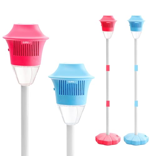 RoserRose Seifenblasenmaschine, Luftblasen Maschine, Seifenblasen Maschine Kinder mit LED-Lichtern & Abschaltbarem Sound, Bubble Machine für Hochzeiten, Partys, Outdoor + 20 x Seifenblasenflüssigkeit von RoserRose