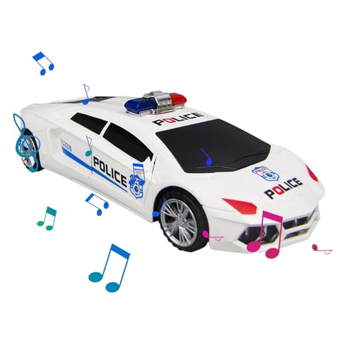 Rosixehird Dringendes Fahrzeug-Autospielzeug, Dringendes Fahrzeug-Spielzeug für Kinder - Stunt-Spielzeugauto-Simulationsfahrzeug - Lern-Elektroauto mit 360-Grad-Drehung, Kleinkindspielzeug mit von Rosixehird