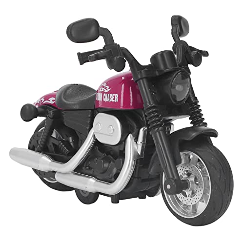 Rosvola Motorrad-Modell-Spielzeug, Schönes Aussehen, Legierungs-Sound, Motorrad-Spielzeug Zum Zurückziehen zu Hause (Lila) von Rosvola