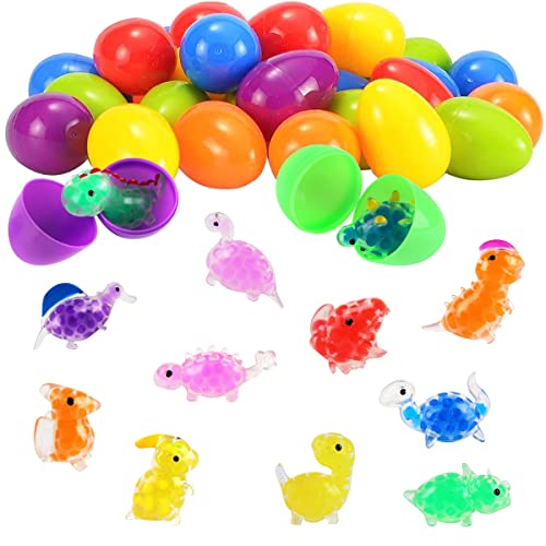 Ostereier Plastik, RosyFate 12 Stück Ostereier zum Befüllen, mit 12 Squeeze Dinosaurier, Dinosaurier Squishy, Ostern Eier Deko, Squishy Set, für Osterthema Party Gunst, Ostereier jagen Ostereier Plastik, RosyFate 12 Stück Ostereier zum Befüllen, mit 12 Squeeze Dinosaurier, Dinosaurier Squishy, Ostern Eier Deko, Squishy Set, für Osterthema Party Gunst, Ostereier jagen von RosyFate