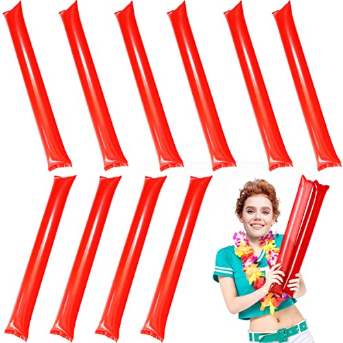 RosyFate 5 Paare Bam Bam Inflatable Stick Set, Aufblasbare Jubelstöcke, Aufblasbare Thunder Sticks, Jubelstock, Fußball/Musik/Geburtstagsfeier, Krachmacher Spiel Beifall Luftballons von RosyFate