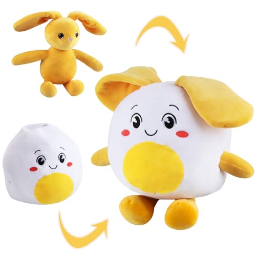 RosyFate Osterhase Kuscheltier, Kuscheltier Hase, Eier Plüschtier, Kuscheltiere, Plüschpuppe Hase, Ostergeschenke Für Kinder, Jungen, Mädchen von RosyFate