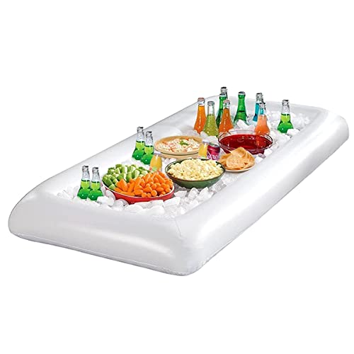 RosyFate Poolbar Aufblasbar, Aufblasbare Tabletts Bier, Rechteckige Luftmatratze Wasser Bier, Aufblasbarer Salatbar Tablett Pool, Sommer Wasser Party Essen Trinken Picknick Pool, mit Ablaßschraube RosyFate Poolbar Aufblasbar, Aufblasbare Tabletts Bier, Rechteckige Luftmatratze Wasser Bier, Aufblasbarer Salatbar Tablett Pool, Sommer Wasser Party Essen Trinken Picknick Pool, mit Ablaßschraube von RosyFate