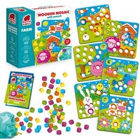 Lernspiel Holz-Mosaik mit Beutel. Bauernhof RW4003 von Roter Käfer