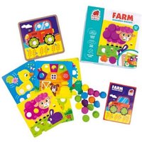 Lernspiel Holz-Mosaik mit Sockel. Bauernhof RW4220 von Roter Käfer