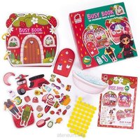 Lernspiel Roter Käfer Busy Book mit Klettverschluss Emilias Erdbeerhaus RK1170-01 von Roter Käfer