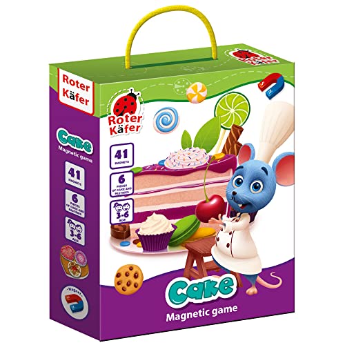 Roter Käfer Magnetspiel Cake - Kuchen Dekorieren - 78 Magnete - Kid - Silikon - Fördern der Feinmotorik und Kreativität Roter Käfer Magnetspiel Cake - Kuchen Dekorieren - 78 Magnete - Kid - Silikon - Fördern der Feinmotorik und Kreativität von Roter Käfer