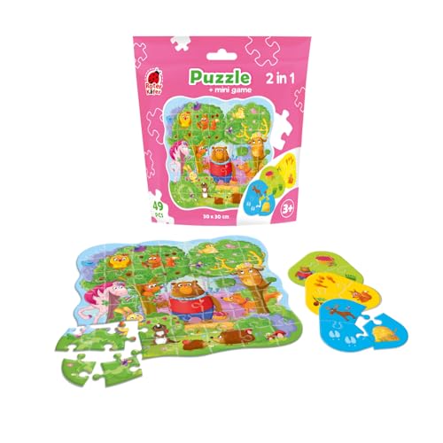Puzzle in Stand-up Pouch 2 in 1. Magic Forest RK1140-01 von Roter Käfer