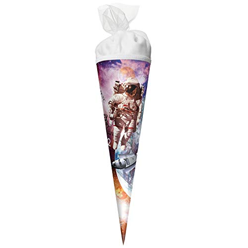 ROTH Geschenk-Schultüte klein Galactica 50 cm - rund Tüllverschluss - Zuckertüte Schulanfang Weltall Raumschiff ROTH Geschenk-Schultüte klein Galactica 50 cm - rund Tüllverschluss - Zuckertüte Schulanfang Weltall Raumschiff von ROTH