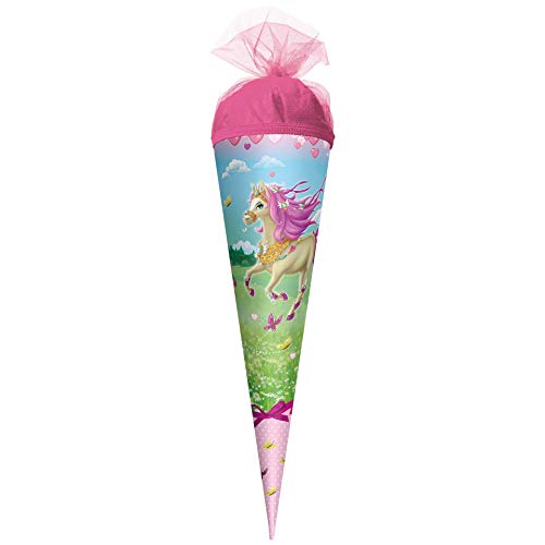 Roth 675205 Schultüte Pferdeliebe, rund, Tüll, Bund, 50 cm Roth 675205 Schultüte Pferdeliebe, rund, Tüll, Bund, 50 cm von ROTH