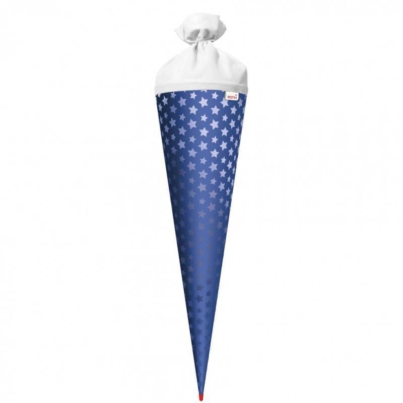 Basteltüte groß 70cm, Ultramarinblau mit Sterne von Roth GmbH
