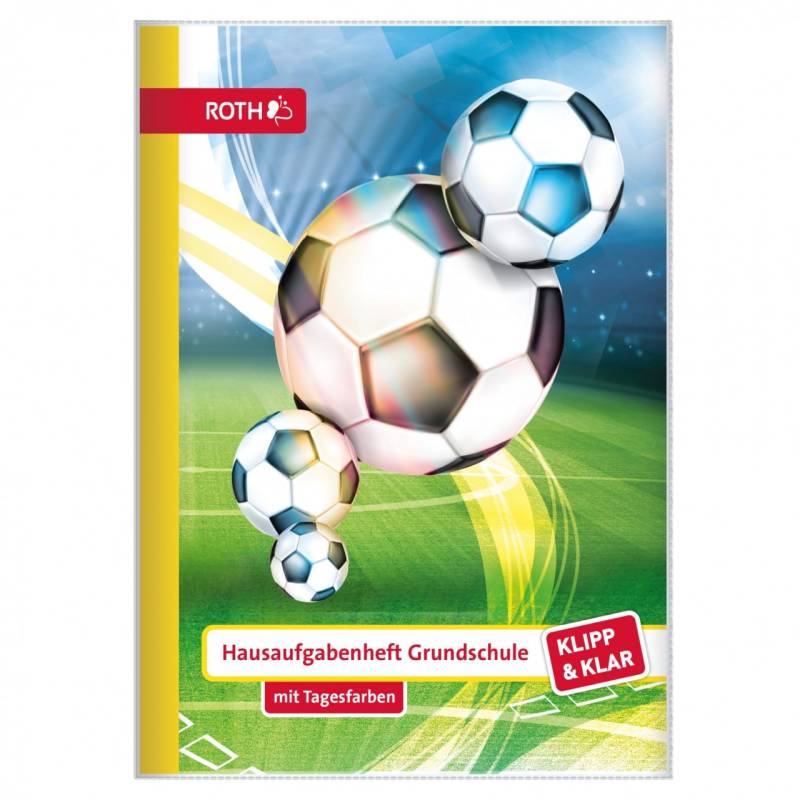 Klipp&Klar Hausaufgabenheft Grundschule Fußball von Roth GmbH