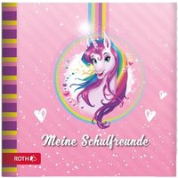 Roth Freundebuch Einhornportrait 16,5x16,5cm 64 Seiten von Roth GmbH