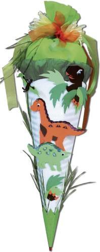 ROTH Dino Dinosaurier Dinos SAURIER SCHULTÜTE ZUCKERTÜTE rund gebastelt 72cm ROTH Dino Dinosaurier Dinos SAURIER SCHULTÜTE ZUCKERTÜTE rund gebastelt 72cm von Roth
