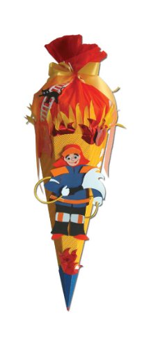 ROTH Feuerwehr SCHULTÜTE ZUCKERTÜTE rund gebastelt 72cm Kinderland ROTH Feuerwehr SCHULTÜTE ZUCKERTÜTE rund gebastelt 72cm Kinderland von Roth