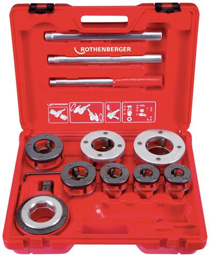 Rothenberger SUPER CUT-Set BSPT R,1/2-2  i. Koffer 070892X von Rothenberger