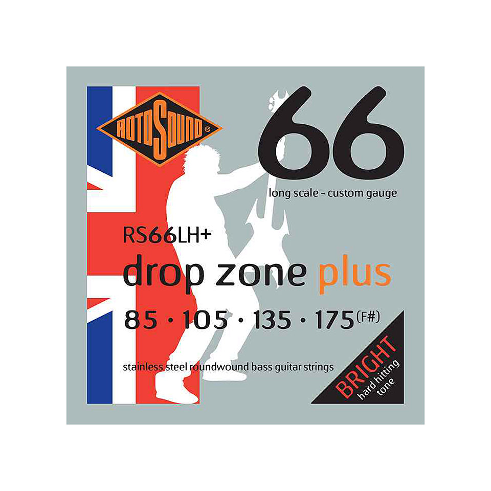 Rotosound Drop Zone Plus RS66LH+ Saiten E-Bass Rotosound Drop Zone Plus RS66LH+ Saiten E-Bass von Rotosound