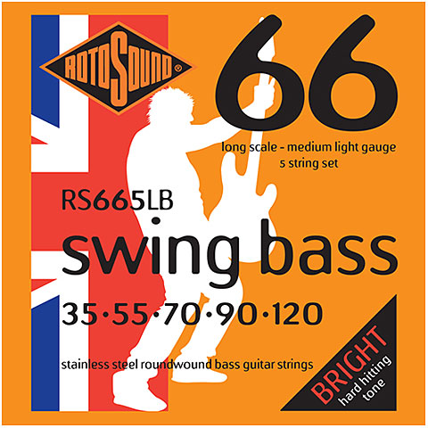 Rotosound Swingbass RS665LB Saiten E-Bass von Rotosound