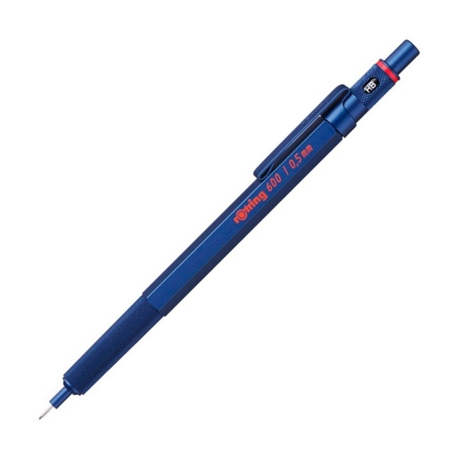 Rotring Druckbleistift 600 0,5 mm blau von Rotring