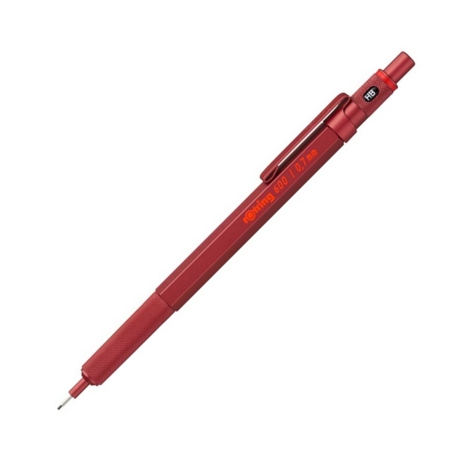 Rotring Druckbleistift 600 0,7 mm rot von Rotring