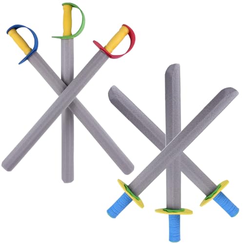6 PCs Schwertschwert für Kinder 21 in Long Eva Foam Mives Toy Sword 2 Stile Safe Soft Cosplay -Schwerter für Spielen Spielzeug für Jungen Mädchen zum Spielen von Kriegerritter, zufällig Farbiger Grif 6 PCs Schwertschwert für Kinder 21 in Long Eva Foam Mives Toy Sword 2 Stile Safe Soft Cosplay -Schwerter für Spielen Spielzeug für Jungen Mädchen zum Spielen von Kriegerritter, zufällig Farbiger Grif von Rouloudun
