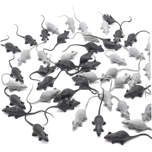Rouloudun 20 PCs Mini Simuliertes Mausmodell Realistischer Terror Plastikmaus -Figuren kleine Fälschung für Neuheit Spielzeugkinder Halloween Toy Witz Streich Rouloudun 20 PCs Mini Simuliertes Mausmodell Realistischer Terror Plastikmaus -Figuren kleine Fälschung für Neuheit Spielzeugkinder Halloween Toy Witz Streich von Rouloudun