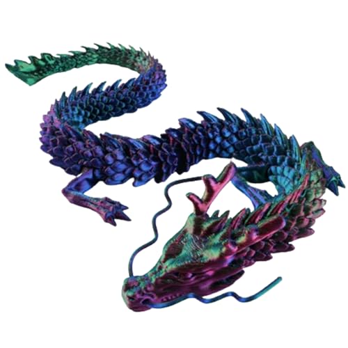 Rouloudun 3D -Gedruckter Drache 12 Zoll Flexibler artikulierter Drache potenable Kristallspannungspflicht Spielzeug für die Autodekoration farbenfroh Rouloudun 3D -Gedruckter Drache 12 Zoll Flexibler artikulierter Drache potenable Kristallspannungspflicht Spielzeug für die Autodekoration farbenfroh von Rouloudun