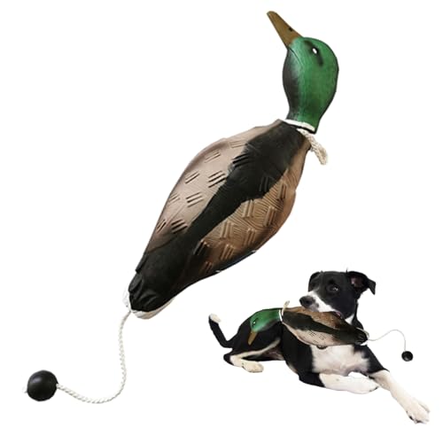 Rouloudun Hundetraining Dummy Eva Realistische wasserdichte Bissresistente Anti-Ektor-Enten-Hundespielzeug mit Werfen Leichtes Training gefälschte Ente für Welpen Hunde Stoßfänger Rouloudun Hundetraining Dummy Eva Realistische wasserdichte Bissresistente Anti-Ektor-Enten-Hundespielzeug mit Werfen Leichtes Training gefälschte Ente für Welpen Hunde Stoßfänger von Rouloudun