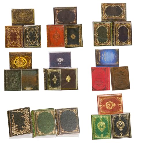 Rouloudun Mini -Bücher 100 PCs 1: 12 Skalen winzige Dollhouse -Bücher, 8 Styles Library Miniatures Model Dollhouse Accessoires für DIY -Projekte Kinder tun Play Supplies Mini Rouloudun Mini -Bücher 100 PCs 1: 12 Skalen winzige Dollhouse -Bücher, 8 Styles Library Miniatures Model Dollhouse Accessoires für DIY -Projekte Kinder tun Play Supplies Mini von Rouloudun