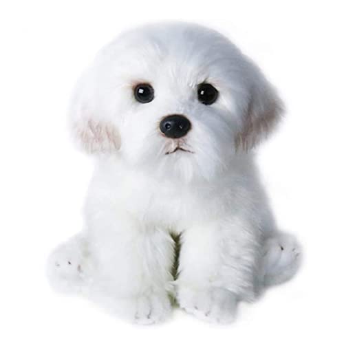Rouloudun Realistischer Plüschhund, gefüllte tierische Welpenhund -Spielzeug für Heimdekoration Kinder Geburtstagsgeschenk Weiß, 38 cm*21 cm*26 Bichon Frise Stofftiere Rouloudun Realistischer Plüschhund, gefüllte tierische Welpenhund -Spielzeug für Heimdekoration Kinder Geburtstagsgeschenk Weiß, 38 cm*21 cm*26 Bichon Frise Stofftiere von Rouloudun