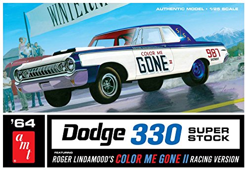Round2 AMT987/12 1/25 1964 Dodge 300 Superstock, Color me Grone von Round2