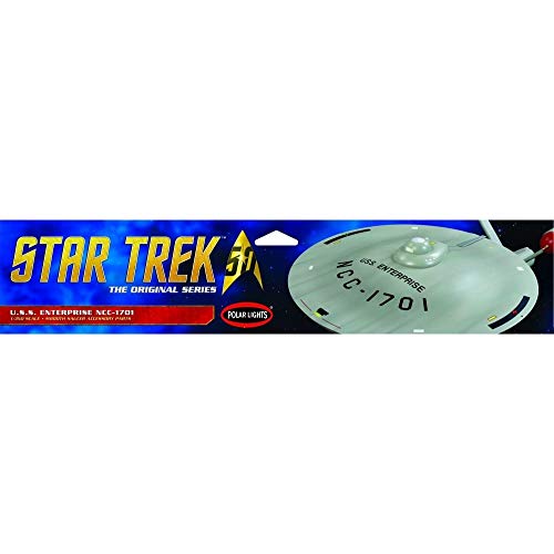 Round2 MKA015/06 1/350 Star Trek TOS USS Enterprise Smooth Saucer Plastikmodellbausatz, Modelleisenbahnzubehör, Hobby, Modellbau, Mehrfarbig von Round2
