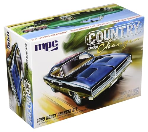 Round2 MPC878M/12 1/25 1969er Dodge Country Charger Plastikmodellbausatz, Modelleisenbahnzubehör, Hobby, Modellbau, Mehrfarbig von MPC