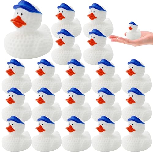 20Stück Golf-Thema Gummi Ente Golf-Rubberducks Niedlich Gummi Ente für Golfpart, Strand und im Pool 20Stück Golf-Thema Gummi Ente Golf-Rubberducks Niedlich Gummi Ente für Golfpart, Strand und im Pool von Rouzin