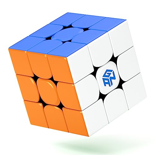 ROXENDA Gan 356 RS Zauberwürfel, 3x3 Gan 356RS Stickerless Speed Würfel, Gan 3x3 Cube V3 System 3x3x3 Cube, Gan 356 R Upgraded Version von ROXENDA
