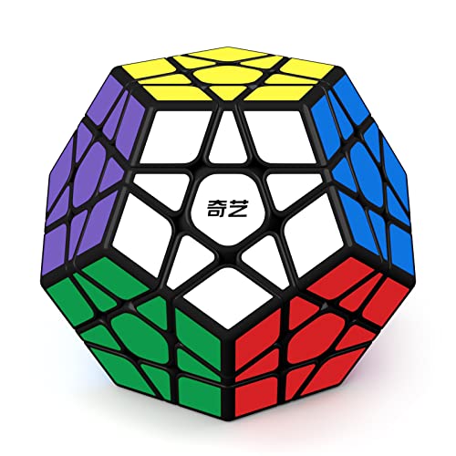 ROXENDA Dodekaeder Zauberwürfel, Pentagon Speed Cube - Einfaches Drehen & Glatt Spiel & Lebendige Farben, Aufkleber Cube von ROXENDA