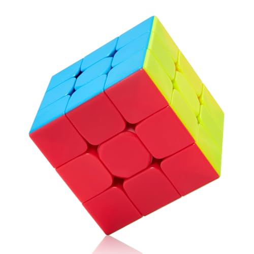 ROXENDA Speed Cube 3x3 Cube Stickerless - Professional & Solides & Langlebiges, Dreht Sich Schneller als das Original (3x3x3) von ROXENDA