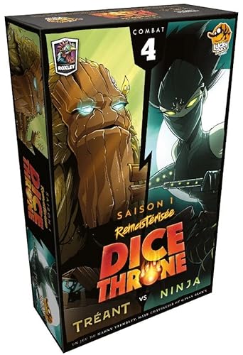 Roxley Games Dice Throne Saison 1 Stativ VS Ninja von Lucky Duck Games