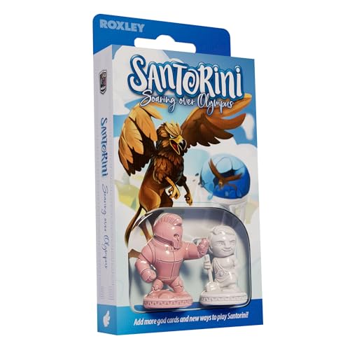 Santorini: Soaring Over Olympus - ein Erweiterungspaket mit neuen Göttern vom Olymp | ab 8 Jahren | Spielt in 20 Minuten Santorini: Soaring Over Olympus - ein Erweiterungspaket mit neuen Göttern vom Olymp | ab 8 Jahren | Spielt in 20 Minuten von Roxley