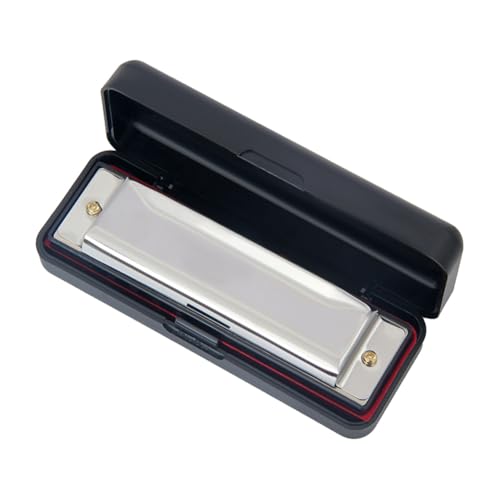 Roxvue 10-Loch-Mundharmonika, C-Tonart, für Schüler, Kinder, Früherziehung, Puzzle, Musikinstrument, Lernspielzeug, Silber Roxvue 10-Loch-Mundharmonika, C-Tonart, für Schüler, Kinder, Früherziehung, Puzzle, Musikinstrument, Lernspielzeug, Silber von Roxvue