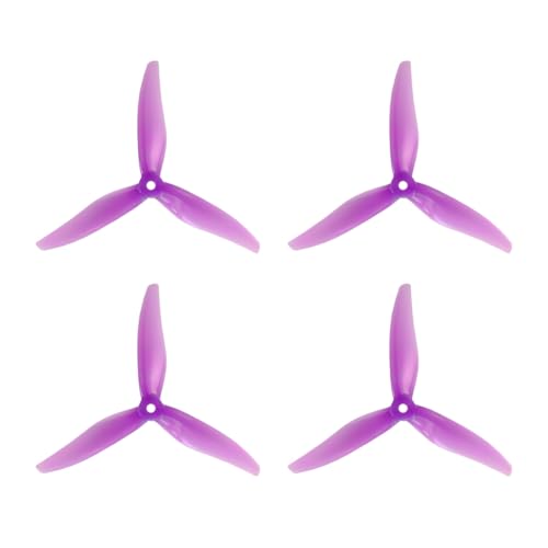 Roxvue 4PCS 51377 5-Propeller 3-Blatt-CW+CCW FPV-Propeller für RC-Drohne FPV-Rennen, Kompatibel mit 2207 Motoren B Roxvue 4PCS 51377 5-Propeller 3-Blatt-CW+CCW FPV-Propeller für RC-Drohne FPV-Rennen, Kompatibel mit 2207 Motoren B von Roxvue