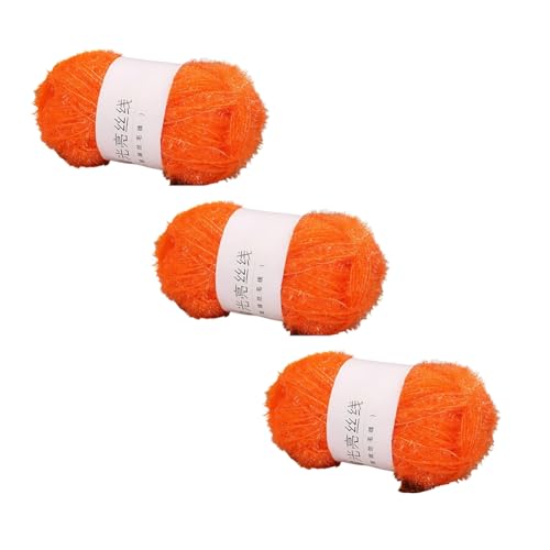 Roxvue Glasgarn DIY Handgewebt Puppe Goldgarn Geflochten Helles Garn Orange Roxvue Glasgarn DIY Handgewebt Puppe Goldgarn Geflochten Helles Garn Orange von Roxvue