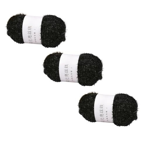 Roxvue Glasgarn DIY Handgewebte Puppe Goldgarn Geflochtenes Helles Garn Schwarz Roxvue Glasgarn DIY Handgewebte Puppe Goldgarn Geflochtenes Helles Garn Schwarz von Roxvue