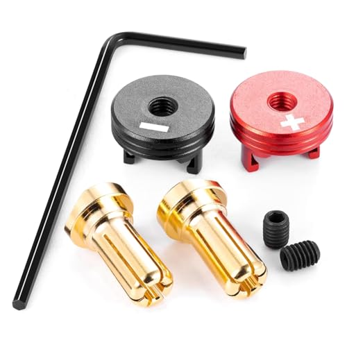 Roxvue Metallstecker Geeignet für RC-Autos Bananenstecker RC-Lip-Batteriestecker 5,0 mm Roxvue Metallstecker Geeignet für RC-Autos Bananenstecker RC-Lip-Batteriestecker 5,0 mm von Roxvue