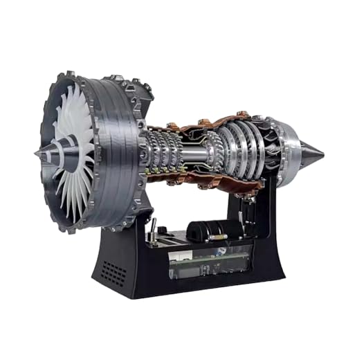 Roxvue TR900 Turbofan Engine Modell Flugzeugtriebwerk Kit Turbojet Engine Modell Aufgeladenes Flugzeugtriebwerk Nachbildung von Roxvue