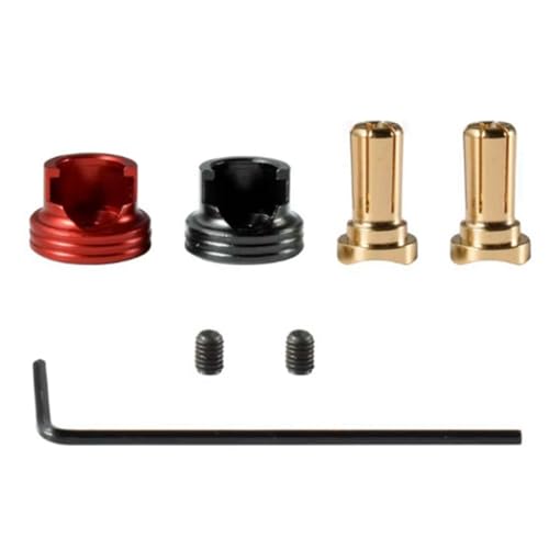 Roxvue Welding-Freie Metallkühlkörper-Bananenstecker Set mit Hartem Gehäuse für RC-Lipo-Batterie, RC-Drohne, Flugzeugmodell, Auto-Tools 5mm Roxvue Welding-Freie Metallkühlkörper-Bananenstecker Set mit Hartem Gehäuse für RC-Lipo-Batterie, RC-Drohne, Flugzeugmodell, Auto-Tools 5mm von Roxvue