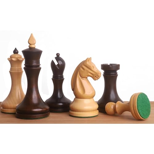 Royal Chess Mall 3.8“ Kandidaten Serie Minimalist Schach Set- Nur Schachfiguren- Mahagoni gebeiztes Buchsbaumholz Royal Chess Mall 3.8“ Kandidaten Serie Minimalist Schach Set- Nur Schachfiguren- Mahagoni gebeiztes Buchsbaumholz von Royal Chess Mall